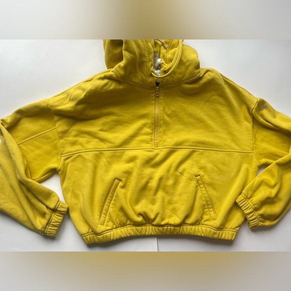 ALO Yoga Mustard Yellow Women's Hoodie sweater large - Picture 5 of 11